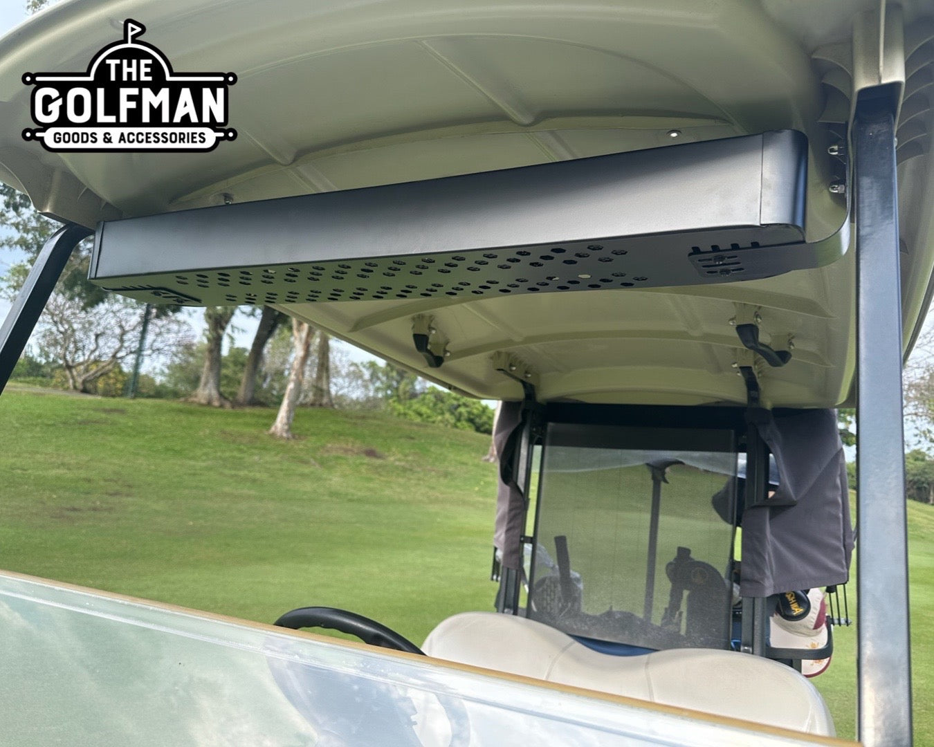 Golf Cart Overhead Front Tray Basket Accessory