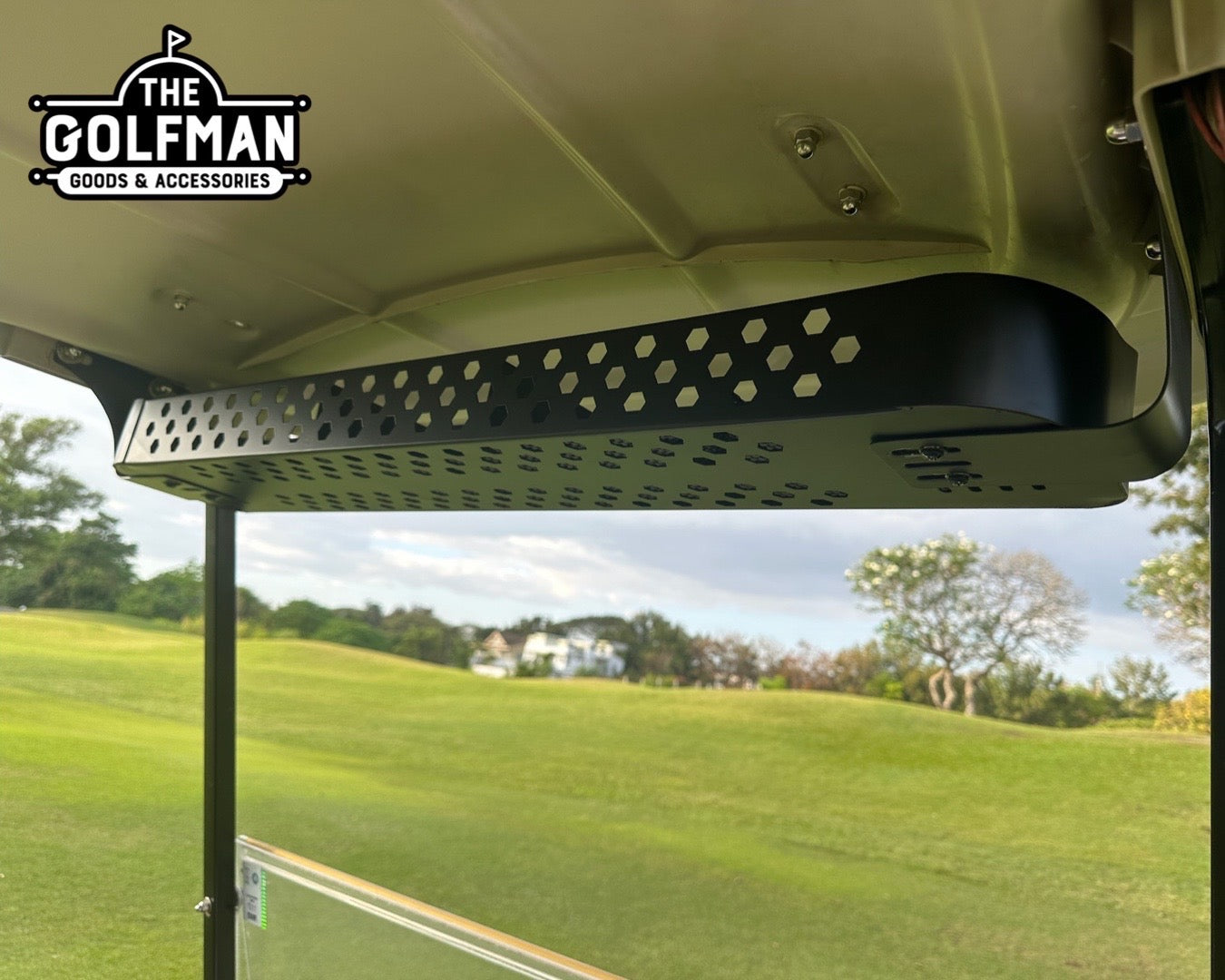 Golf Cart Overhead Front Tray Basket Accessory