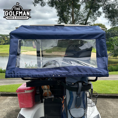 Retractable Golf Cart Canopy (Navy Blue)