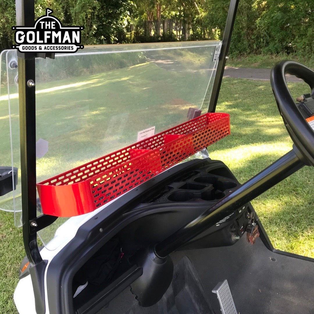 Golf Cart Dashboard Tray Basket (Red)